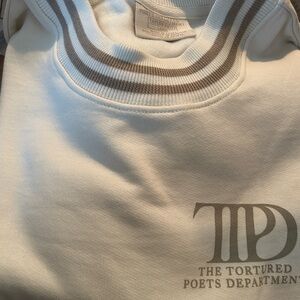 Brand new, unworn Taylor Swift TTPD Crewneck, size L (official merch)